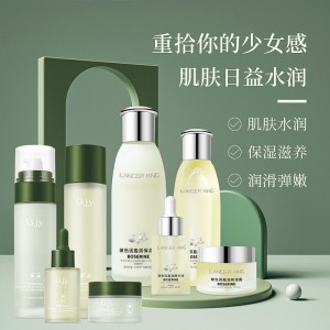 套装玻色因紧致套盒积雪草修护爽肤水乳液滋润面霜护肤品